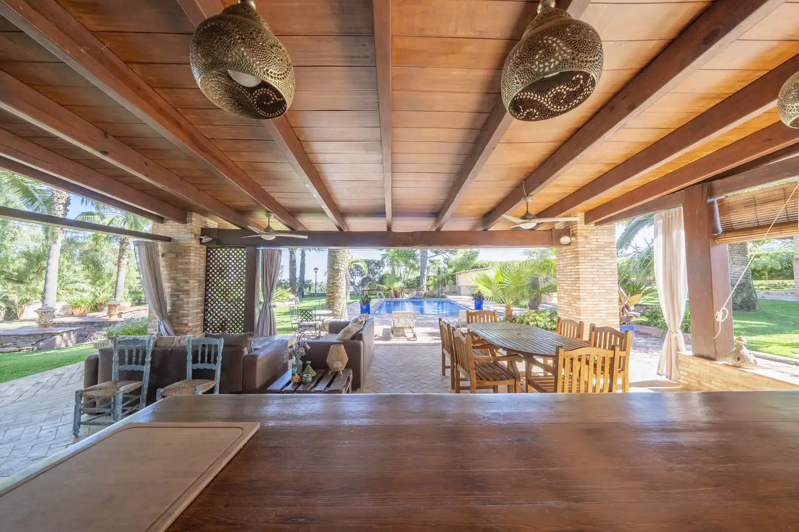 Terraza de Finca rústica en venta en Náquera con Aire acondicionado, Calefacción y Terraza