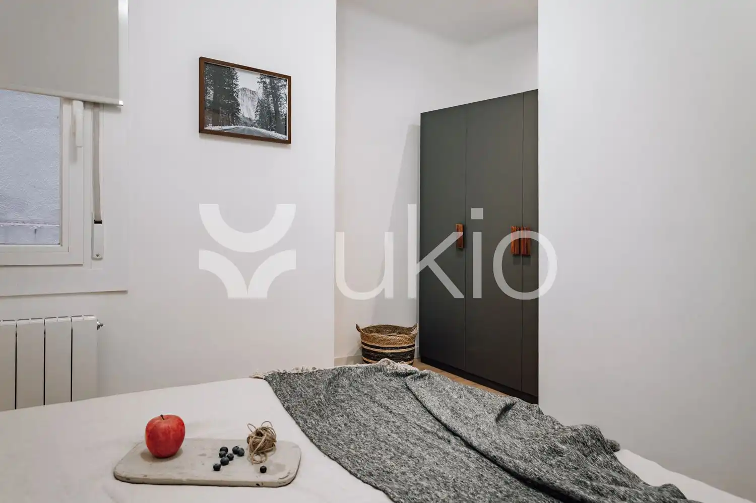 Habitación de Apartamento de alquiler en Barcelona con Aire acondicionado, Calefacción y Amueblado
