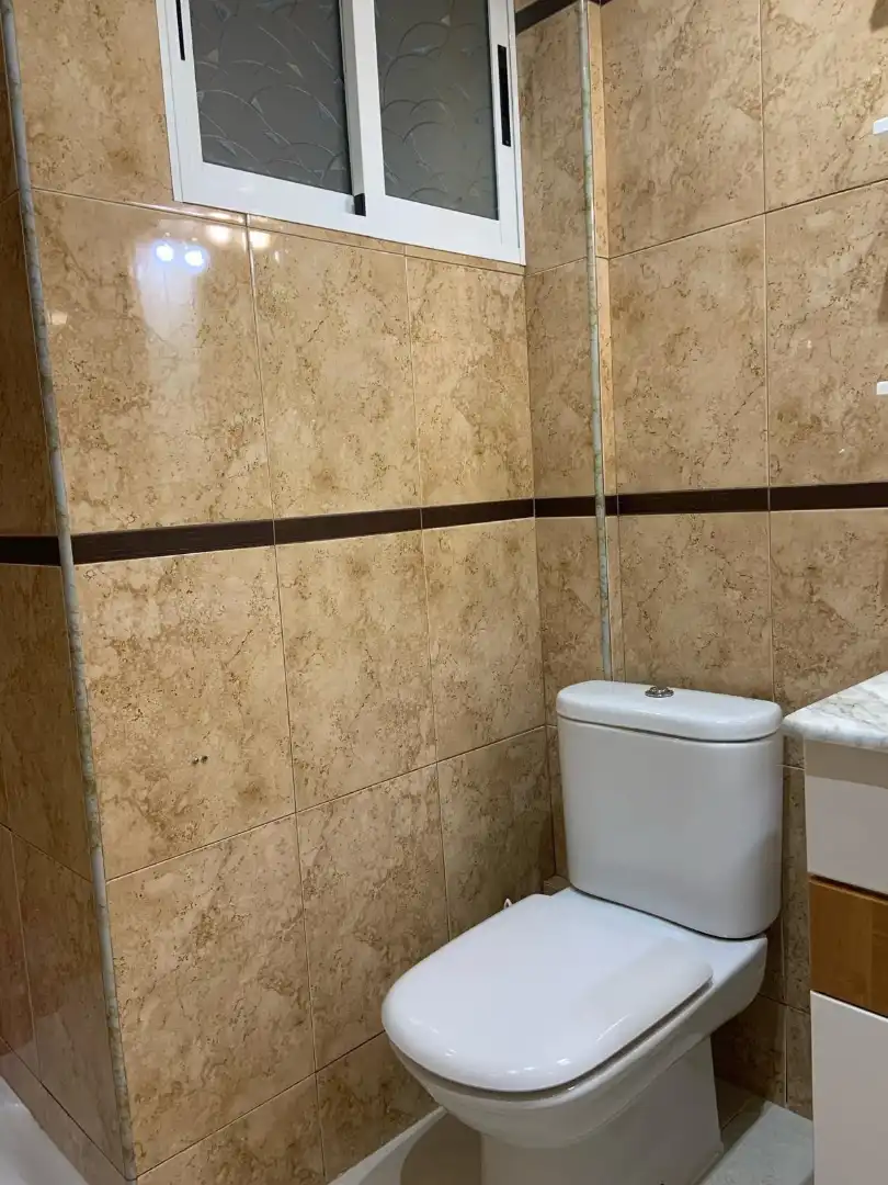Bathroom of Flat for sale in Calpe / Calp  with Air Conditioner, Furnished and Balcony
