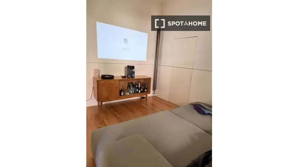 Sala de estar de Piso de alquiler en Sant Boi de Llobregat con Aire acondicionado, Calefacción y Amueblado