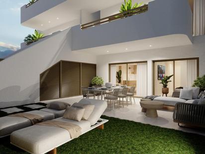 Terrassa de Casa o xalet en venda en San Pedro del Pinatar amb Jardí privat, Terrassa i Piscina
