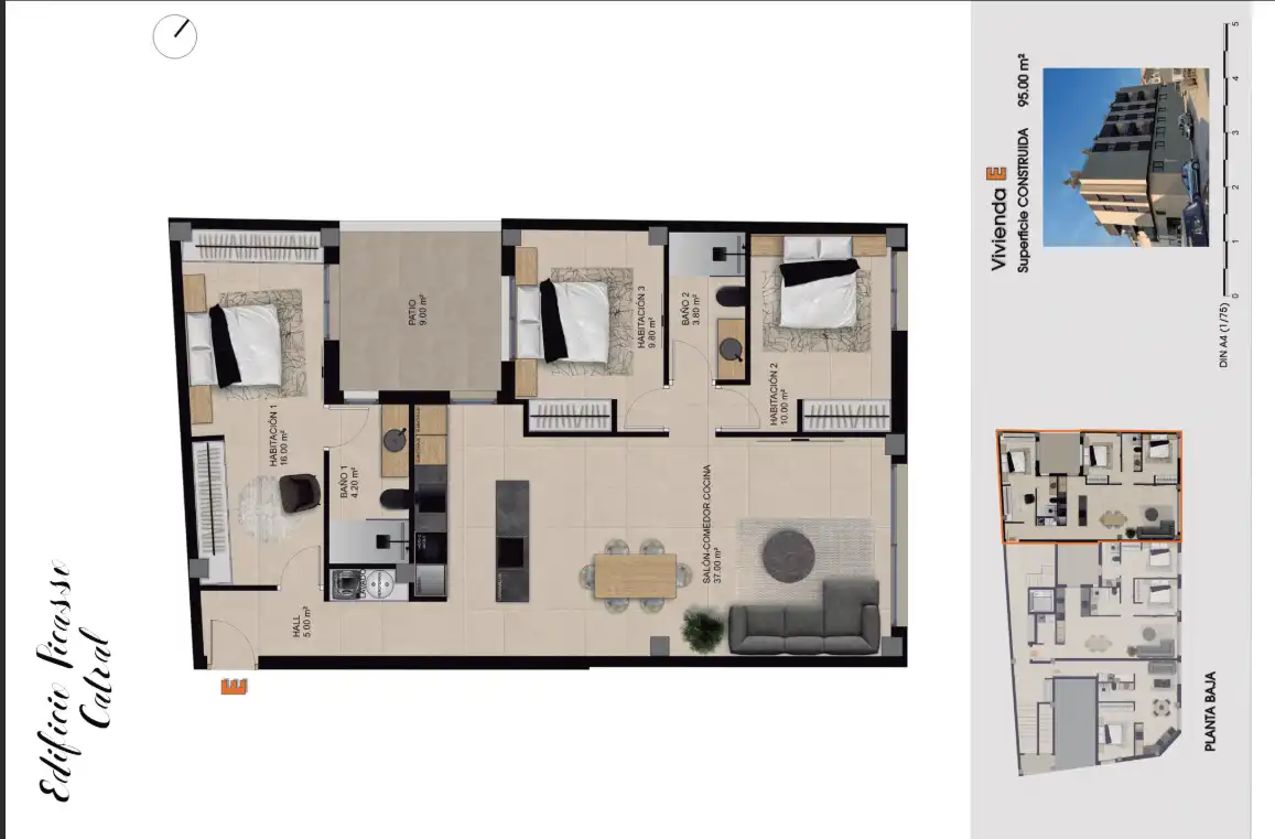 Appartement compact à vendre à Calle Pablo Picasso, Catral, Spain 3, imagen 13