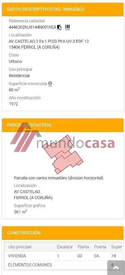 Flat for sale in Ferrol  with Terrace, Storage room and Furnished