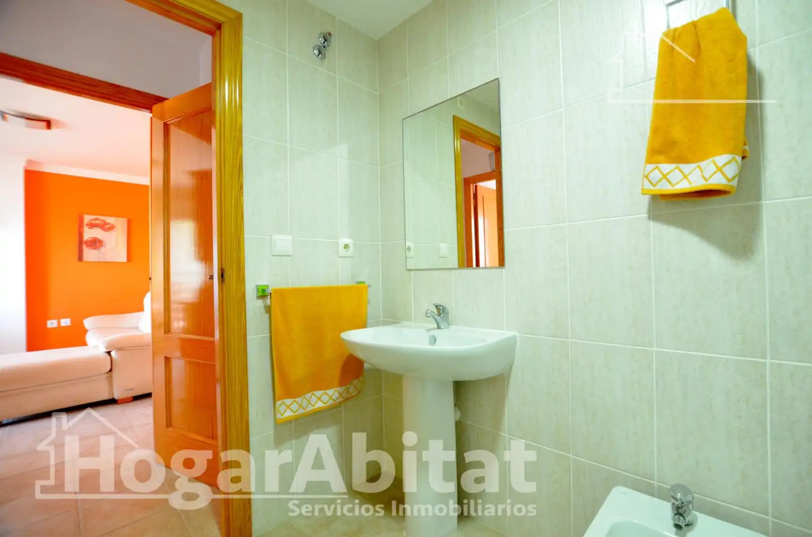Bathroom of Flat for sale in Cullera  with Air Conditioner, Terrace and Balcony