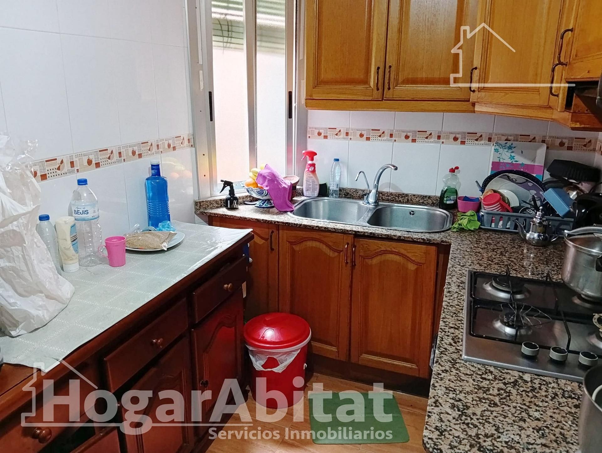 Kitchen of Flat for sale in Vila-real  with Air Conditioner