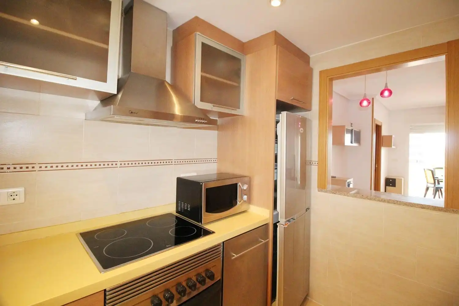 Cocina de Apartamento en venta en Oropesa del Mar / Orpesa con Aire acondicionado, Jardín privado y Terraza