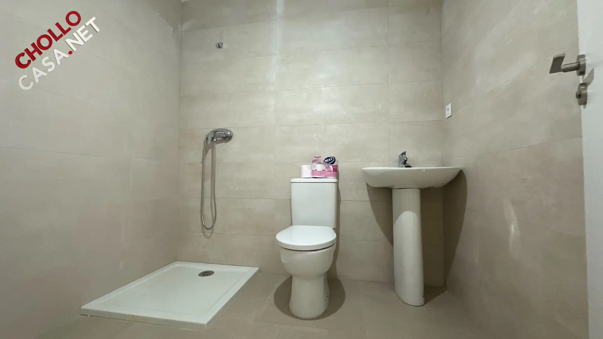 Badezimmer von Wohnung zum Verkauf in Málaga mit Klimaanlage, Heizung und Parkett