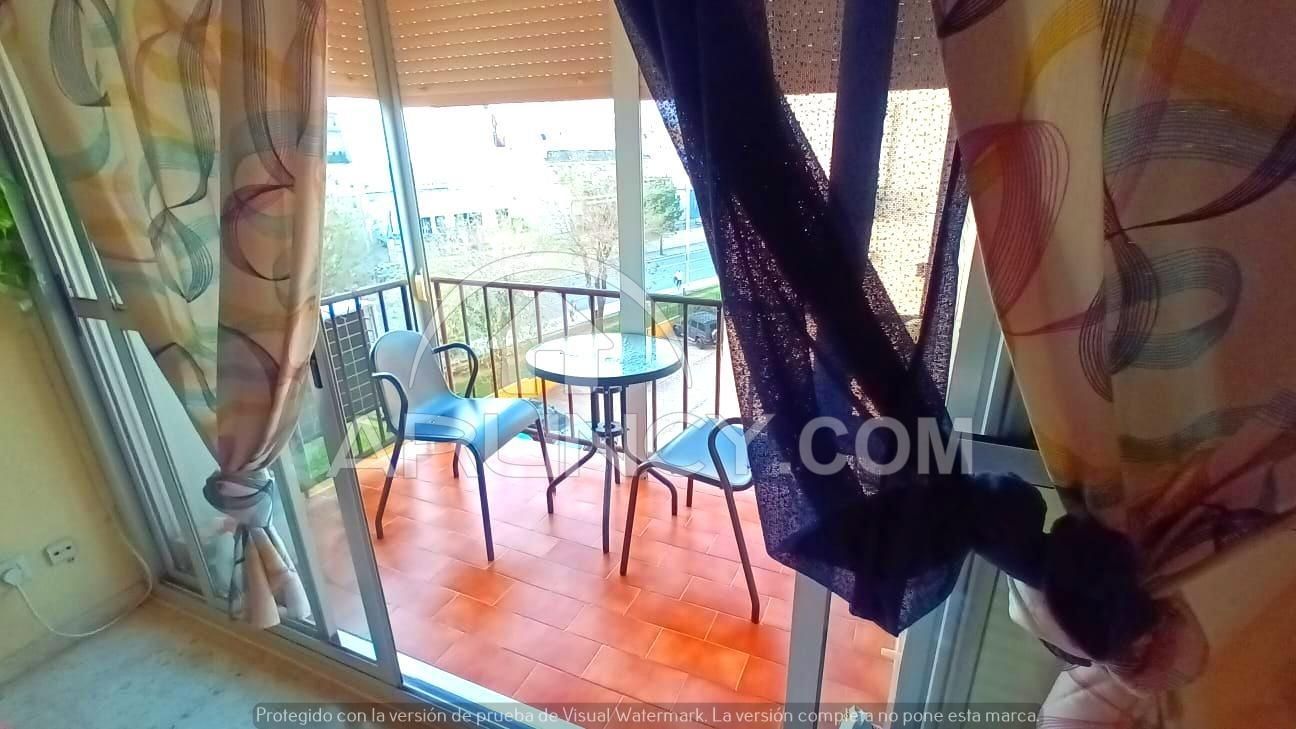 Balcony of Flat for sale in Alcalá de Guadaira  with Air Conditioner, Heating and Private garden