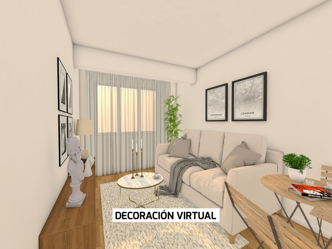 Sala d'estar de Pis en venda en Vitoria - Gasteiz amb Calefacció, Parquet i Traster