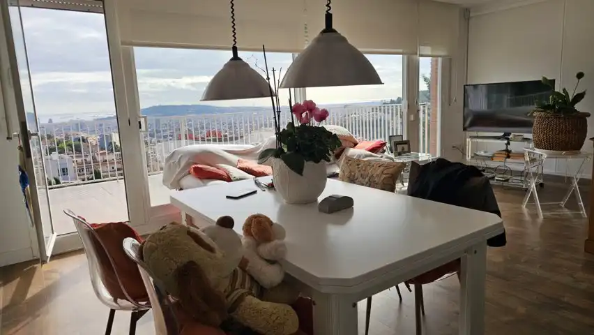 Menjador de Casa o xalet en venda en Barcelona amb Aire condicionat, Calefacció i Jardí privat