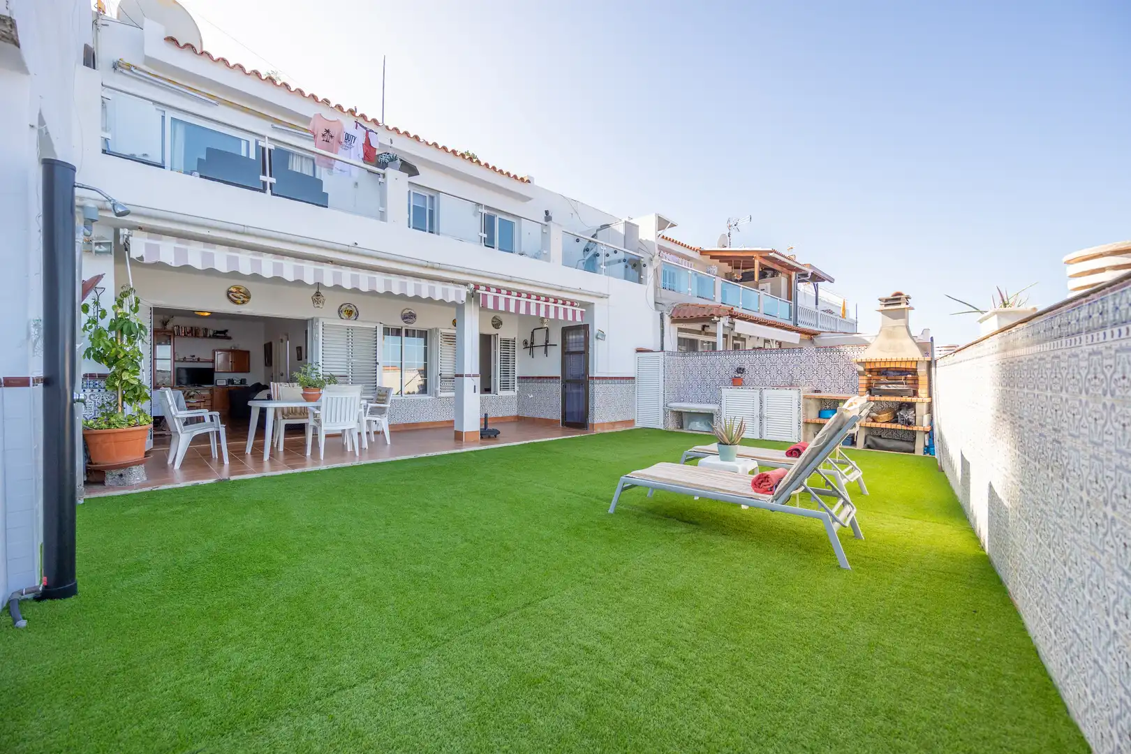 Terrace of Houses for rent in Mogán  with Private garden, Terrace and Swimming Pool