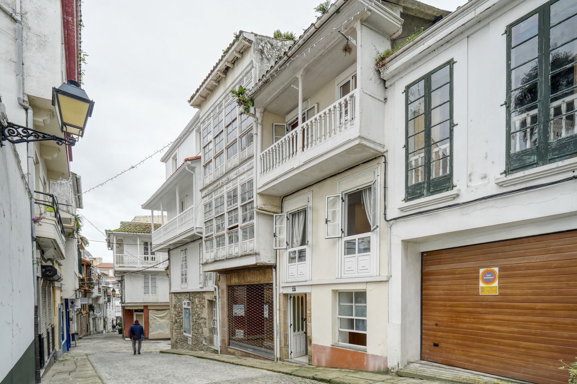 Exterior view of Single-family semi-detached for sale in Pontedeume  with Storage room, Furnished and Oven