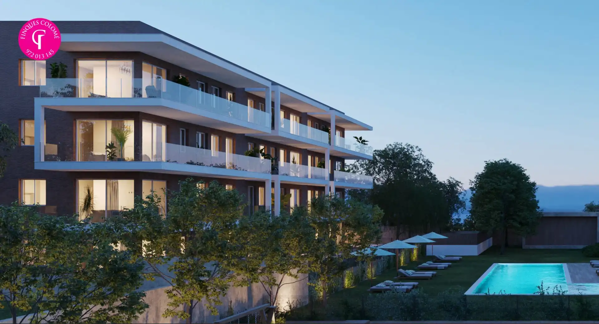 Vista exterior de Piso en venta en Vilablareix con Aire acondicionado, Terraza y Trastero