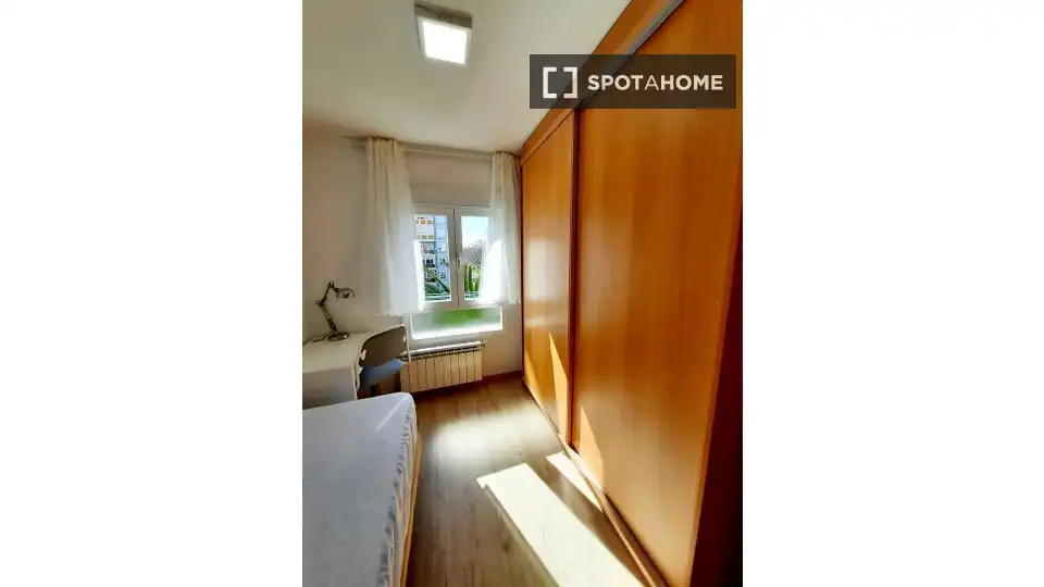 Habitación de Piso para compartir en Leganés con Aire acondicionado, Calefacción y Terraza