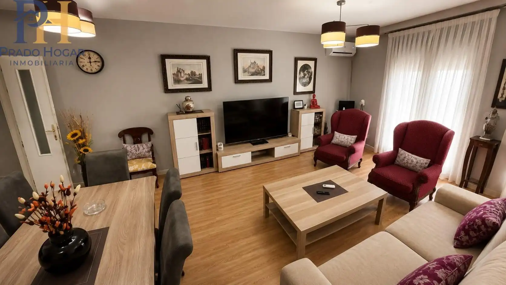 Sala de estar de Piso en venta en Cebolla con Aire acondicionado, Calefacción y Terraza