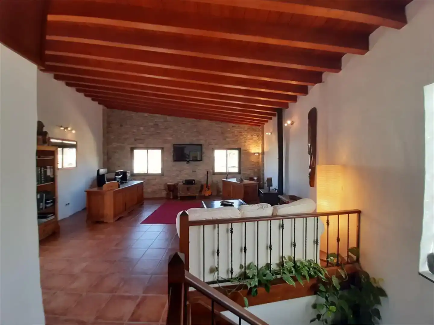 Sala d'estar de Casa adosada en venda en Charco del Pino