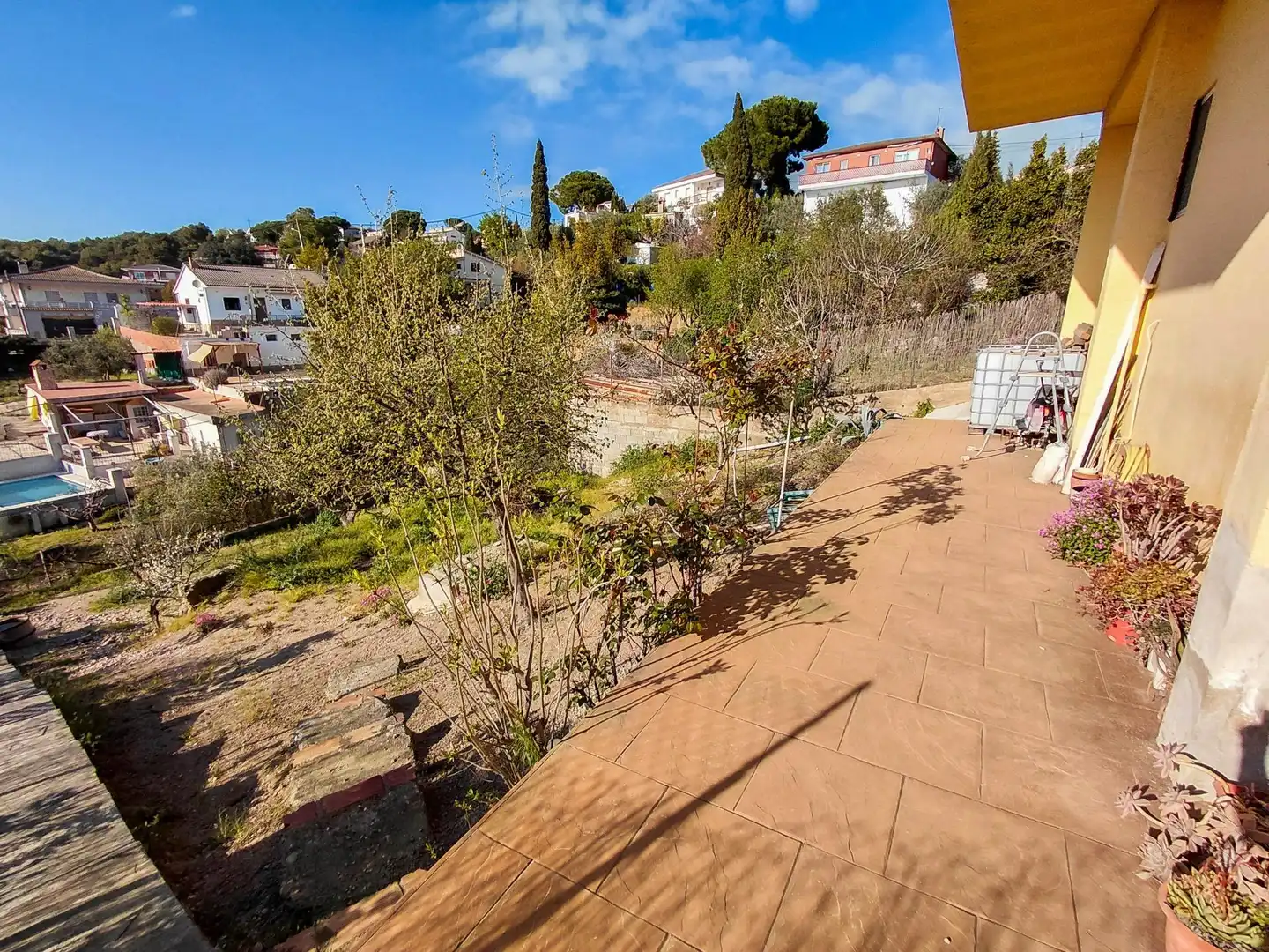 Garden of Houses for sale in Els Hostalets de Pierola  with Air Conditioner, Private garden and Terrace