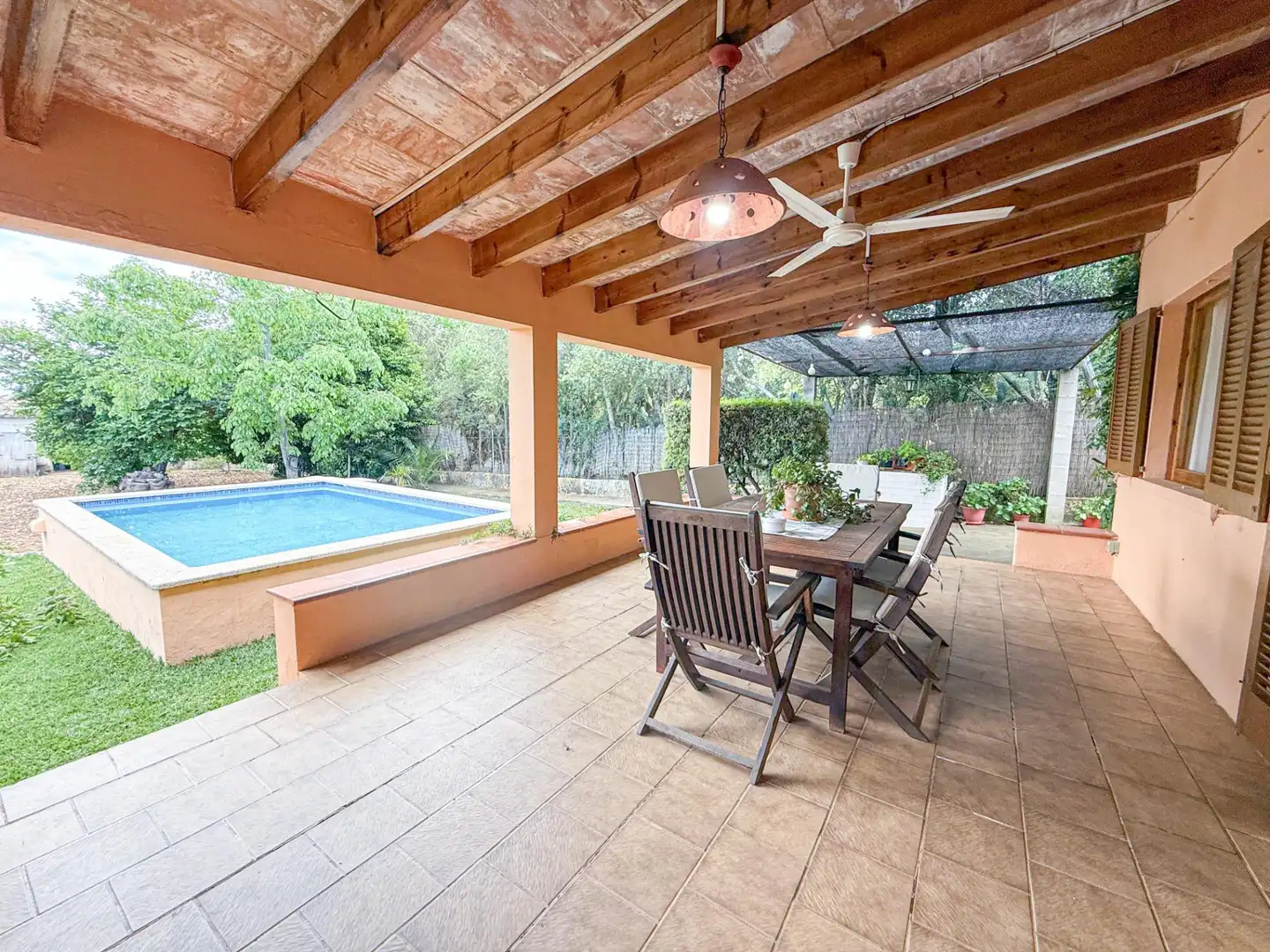 Terrace of Country homes for sale in Pollença  with Air Conditioner, Heating and Private garden