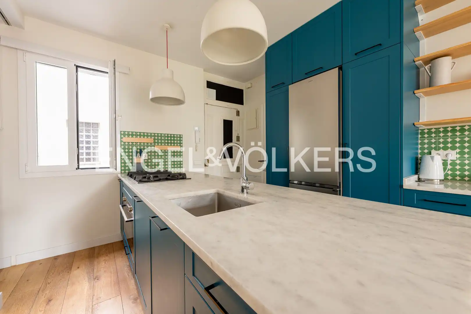 Kitchen of Flat for rent in Madrid  with Air Conditioner, Heating and Furnished