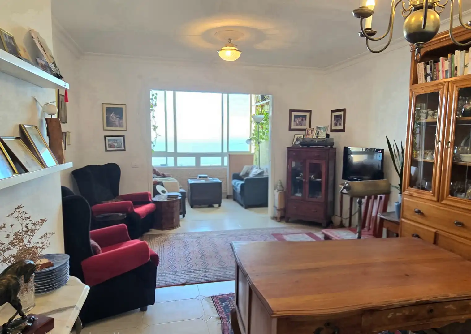 Sala de estar de Piso en venta en El Rosario con Amueblado y Piscina comunitaria