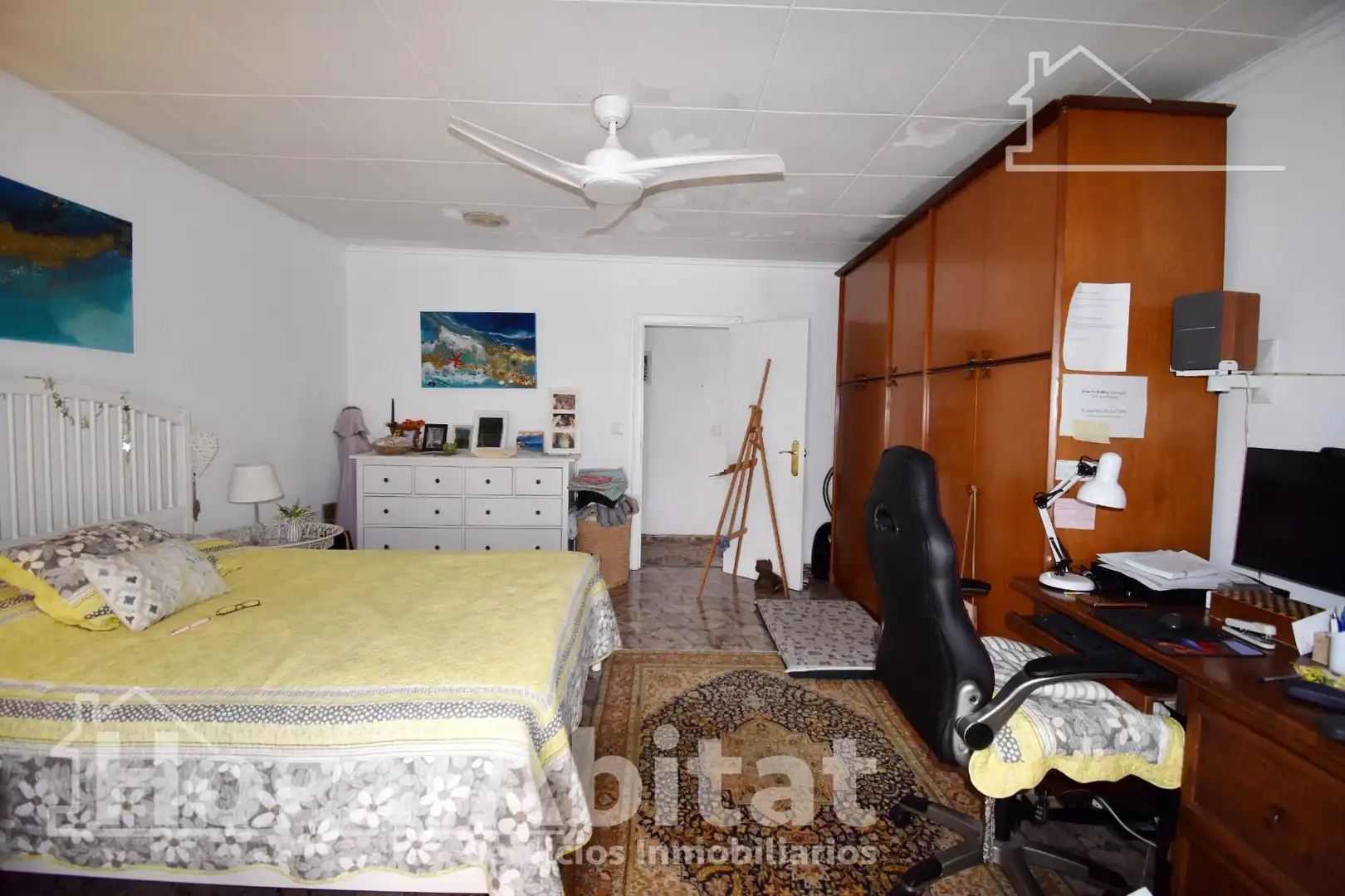 Bedroom of Flat for sale in Miramar  with Air Conditioner and Balcony