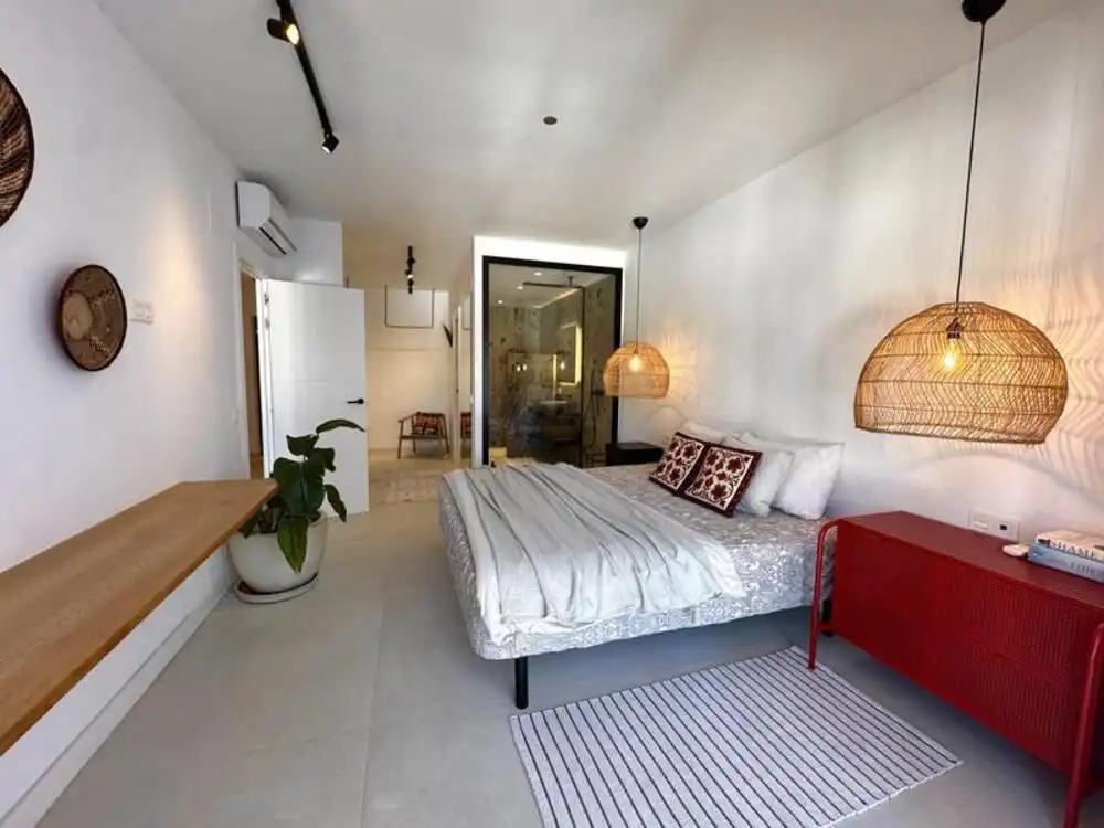 Schlafzimmer von Maisonette zur Miete in Benahavís mit Klimaanlage, Terrasse und Abstellraum
