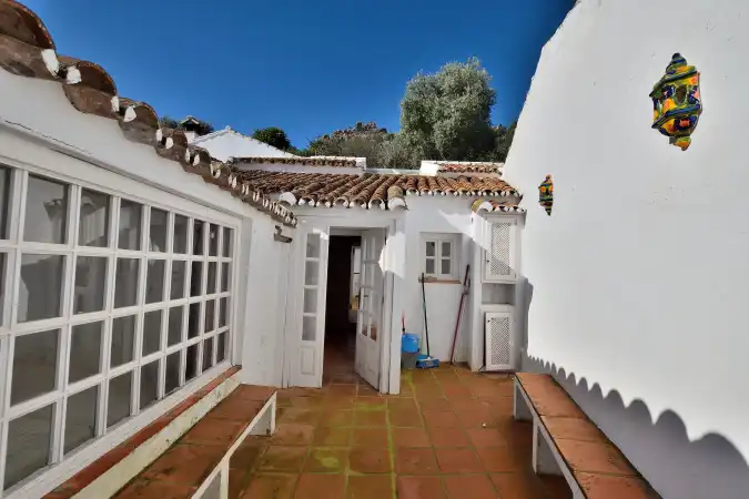 Vista exterior de Casa adosada en venta en Montejaque con Terraza
