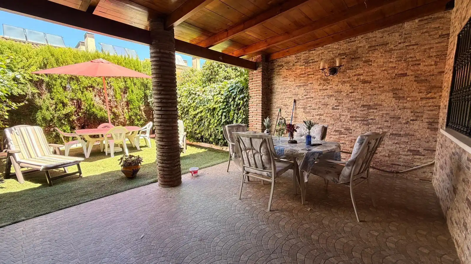 Terrace of Detached homes for sale in Málaga  with Air Conditioner, Storage room and Swimming Pool