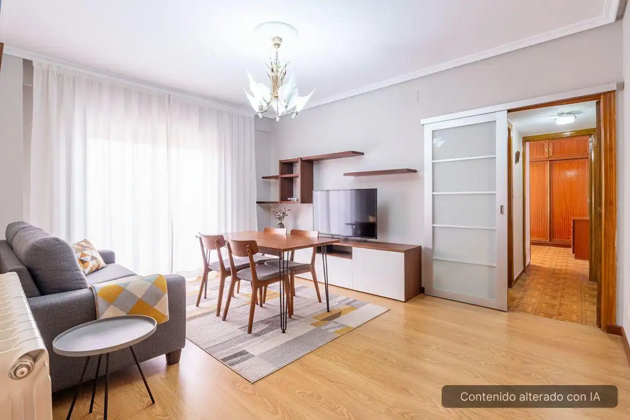 Sala de estar de Piso en venta en Alcorcón con Calefacción, Terraza y Alarma