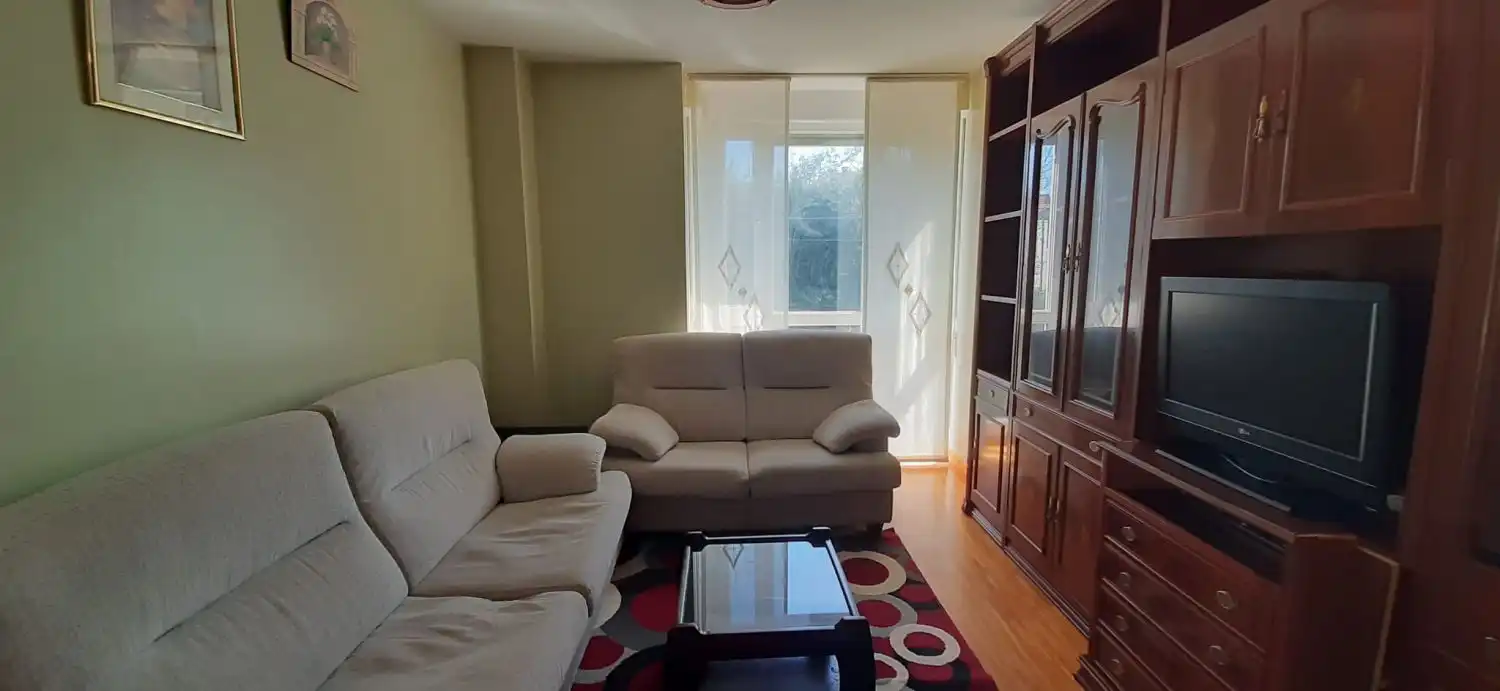 Sala de estar de Piso en venta en Bárcena de Cicero con Calefacción, Parquet y Terraza