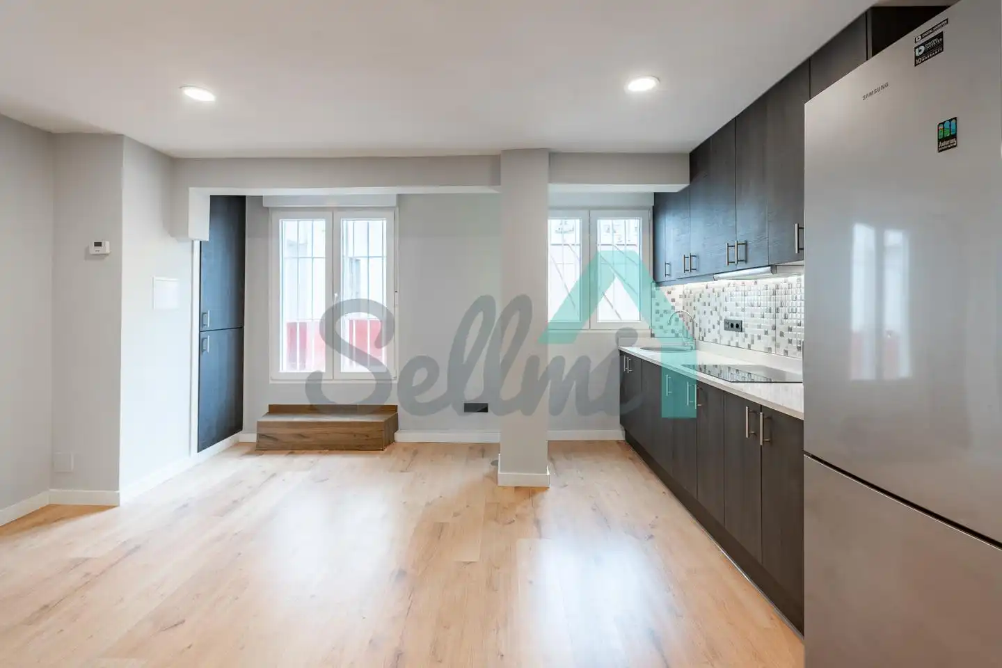Kitchen of Flat for sale in Gijón   with Heating and Terrace