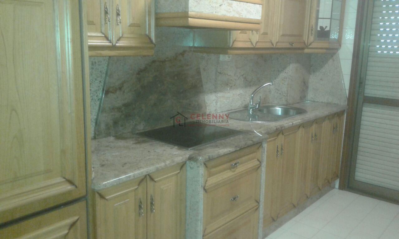 Kitchen of Flat to rent in Ourense Capital   with Heating, Parquet flooring and Terrace