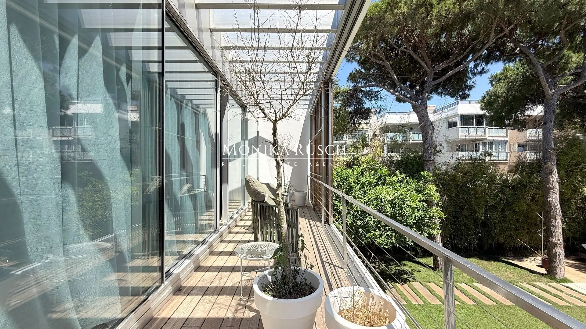 Terrace of Houses for rent in Castelldefels  with Air Conditioner, Heating and Private garden