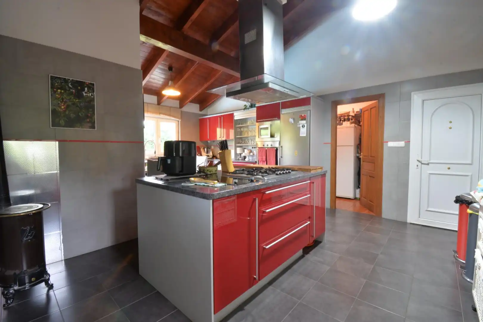Cocina de Casa o chalet en venta en Langreo con Calefacción, Jardín privado y Terraza