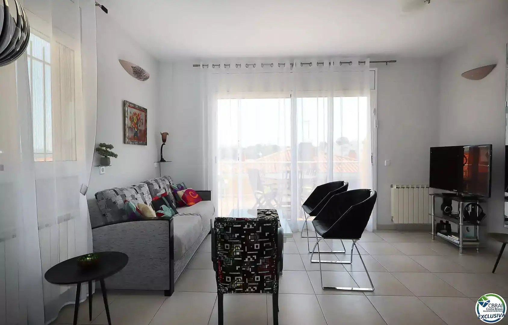 Living room of Houses for sale in Llançà  with Air Conditioner, Heating and Terrace
