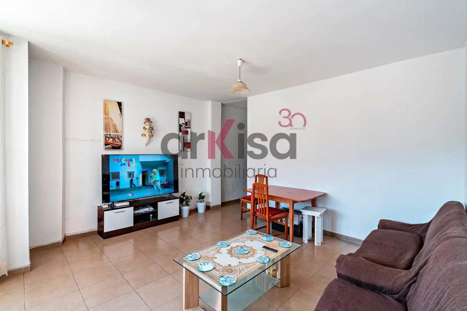 Sala de estar de Piso en venta en El Ejido con Trastero y Amueblado