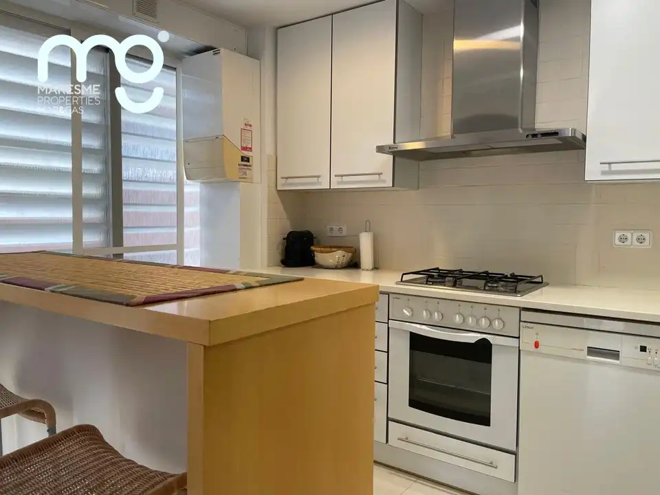 Kitchen of Flat for rent in Sant Vicenç de Montalt  with Air Conditioner, Heating and Terrace