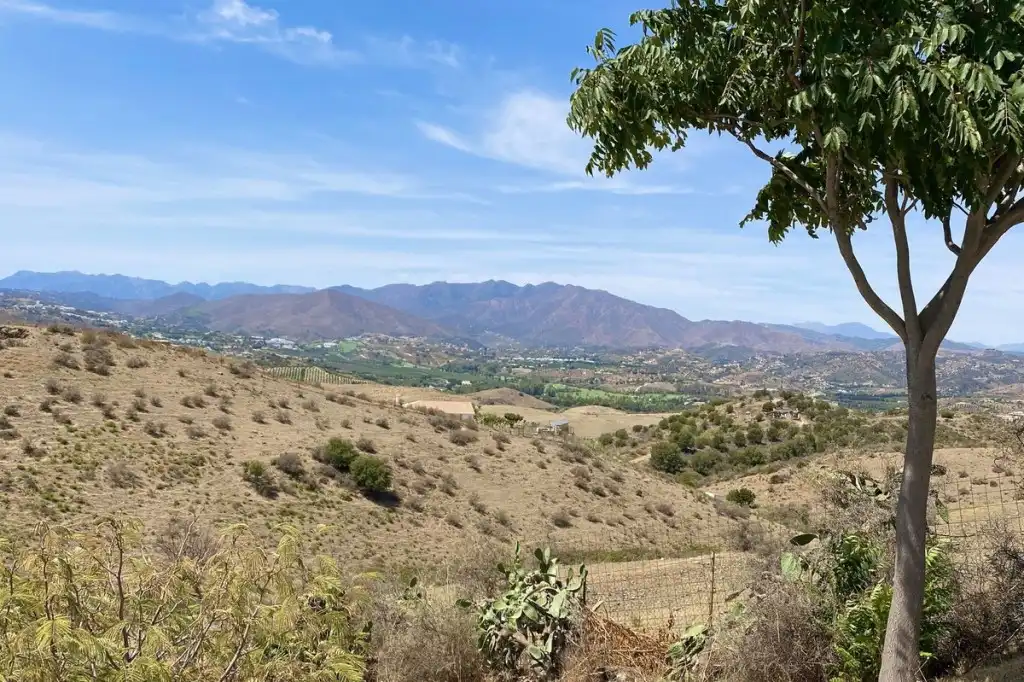 Vista exterior de Finca rústica en venta en Mijas con Jardín privado, Terraza y Piscina