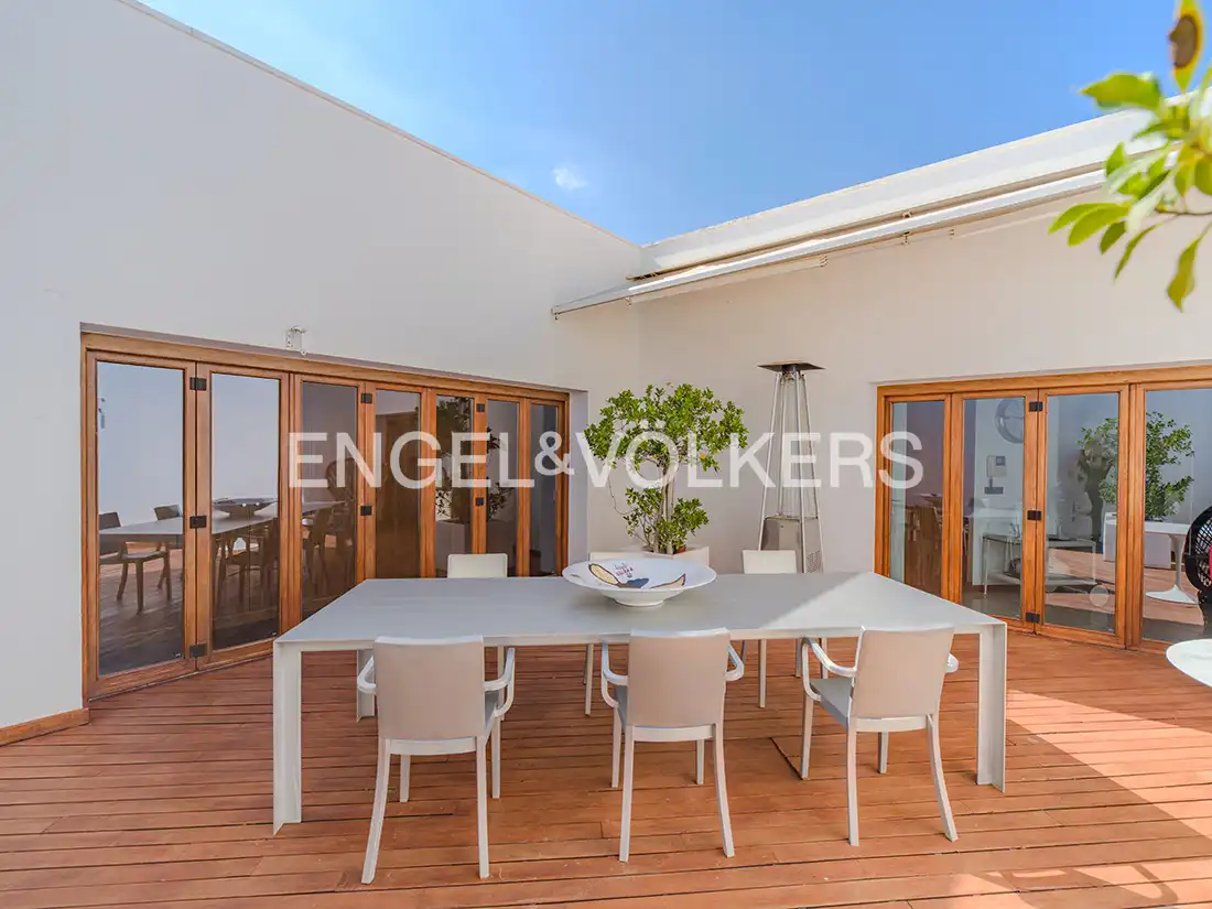 Terrassa de Casa o xalet en venda en Elche / Elx amb Aire condicionat, Calefacció i Jardí privat
