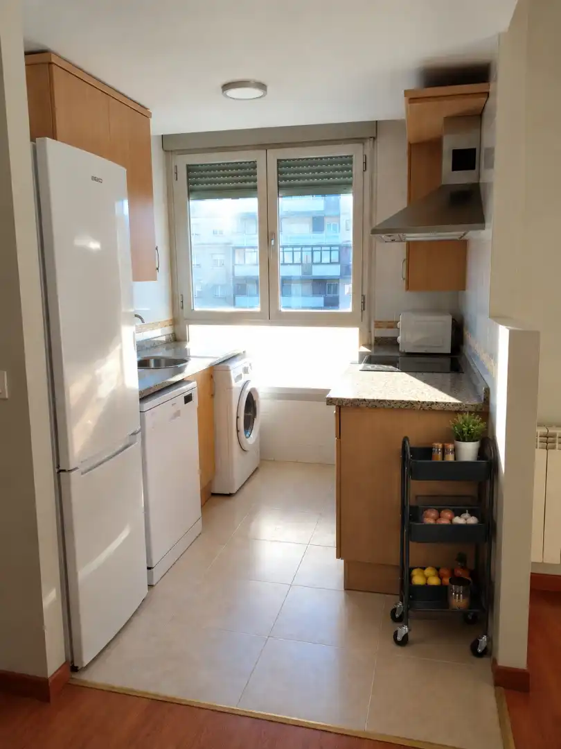 Küche von Wohnung zum Verkauf in San Andrés del Rabanedo mit Terrasse und Balkon