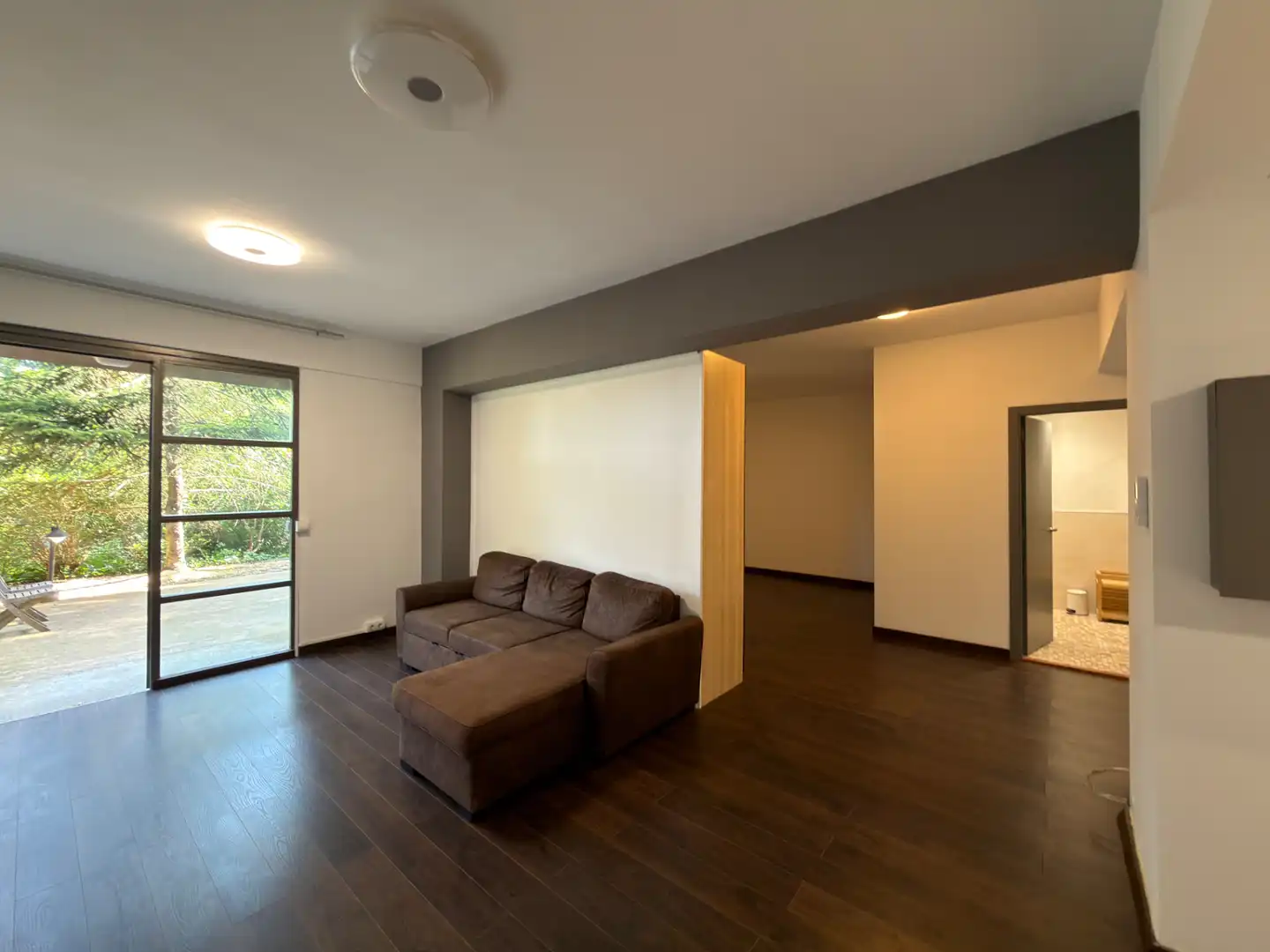 Sala de estar de Loft de alquiler en Barcelona con Aire acondicionado, Calefacción y Jardín privado