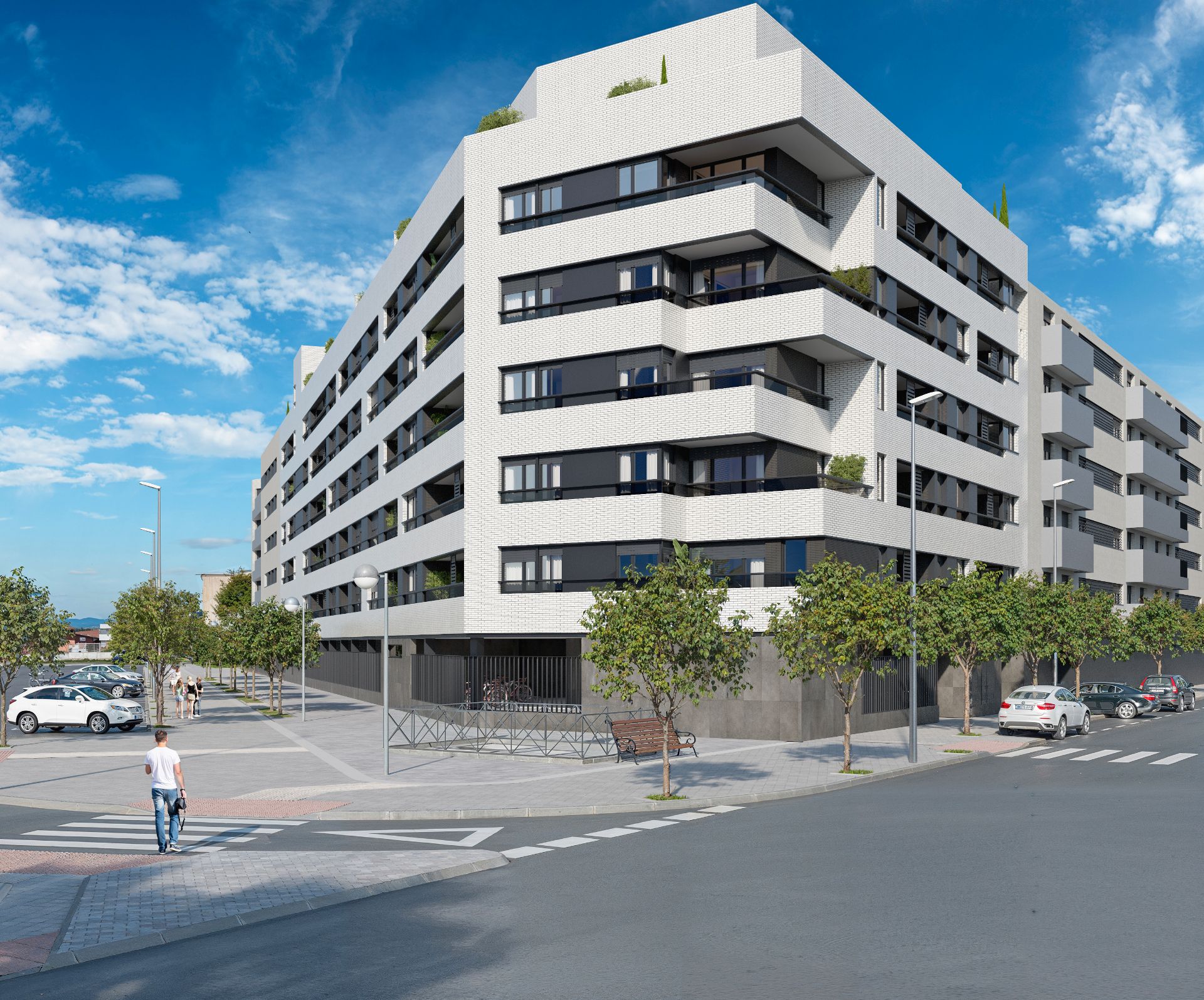 Vista exterior de Pis en venda en  Madrid Capital amb Terrassa i Traster