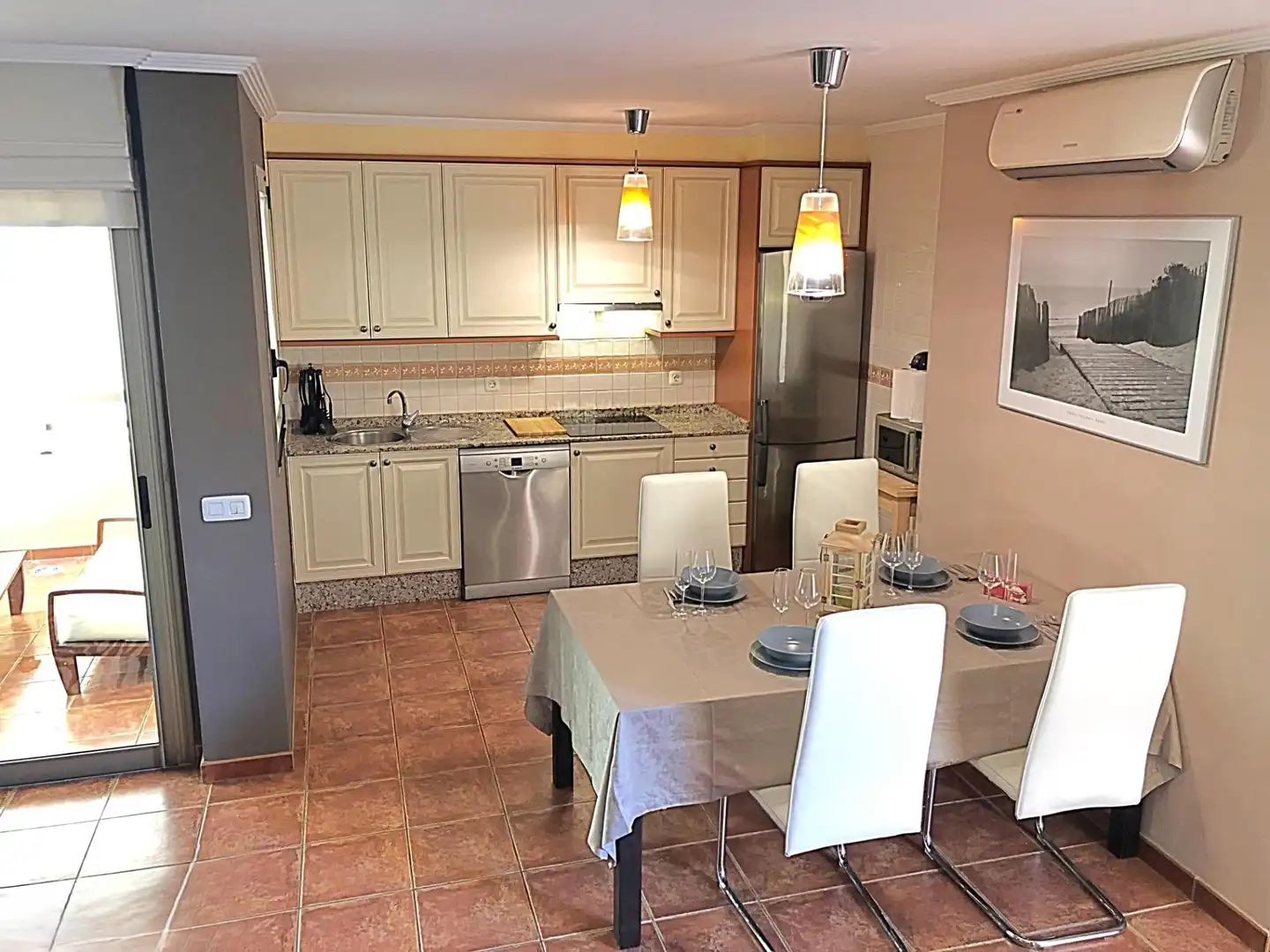 Cocina de Casa adosada en venta en Granadilla de Abona con Aire acondicionado, Jardín privado y Terraza