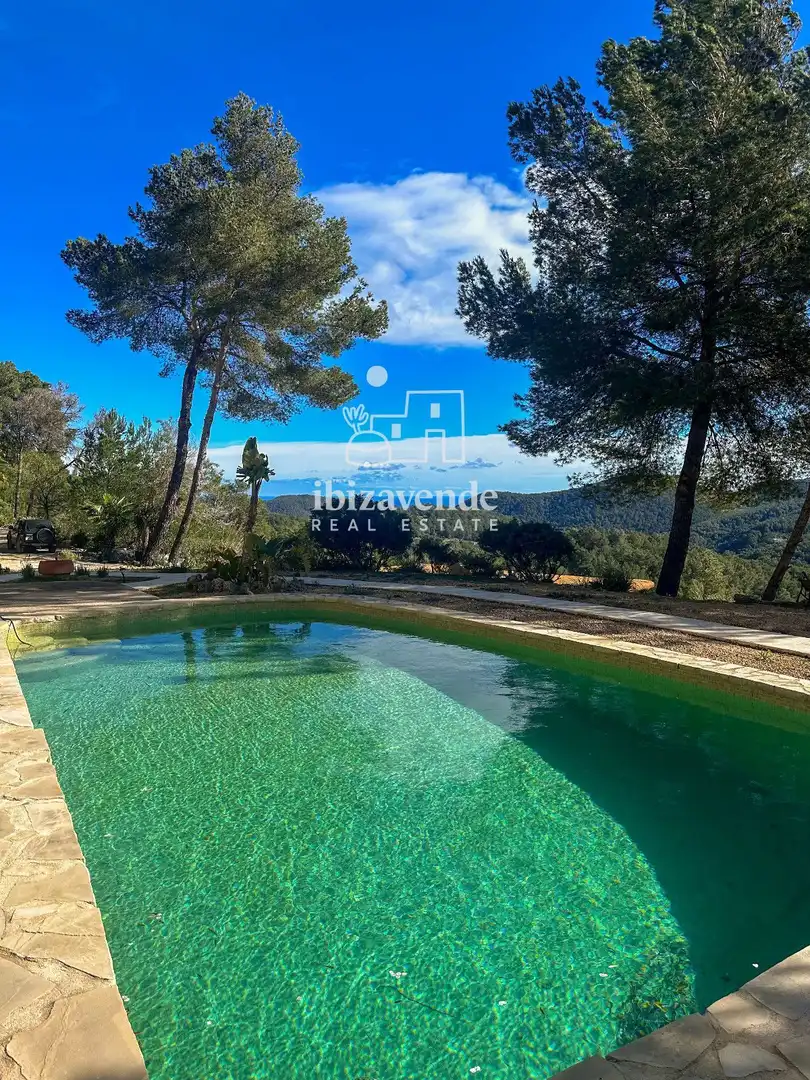 Garden of Houses for rent in Sant Joan de Labritja  with Air Conditioner, Terrace and Swimming Pool