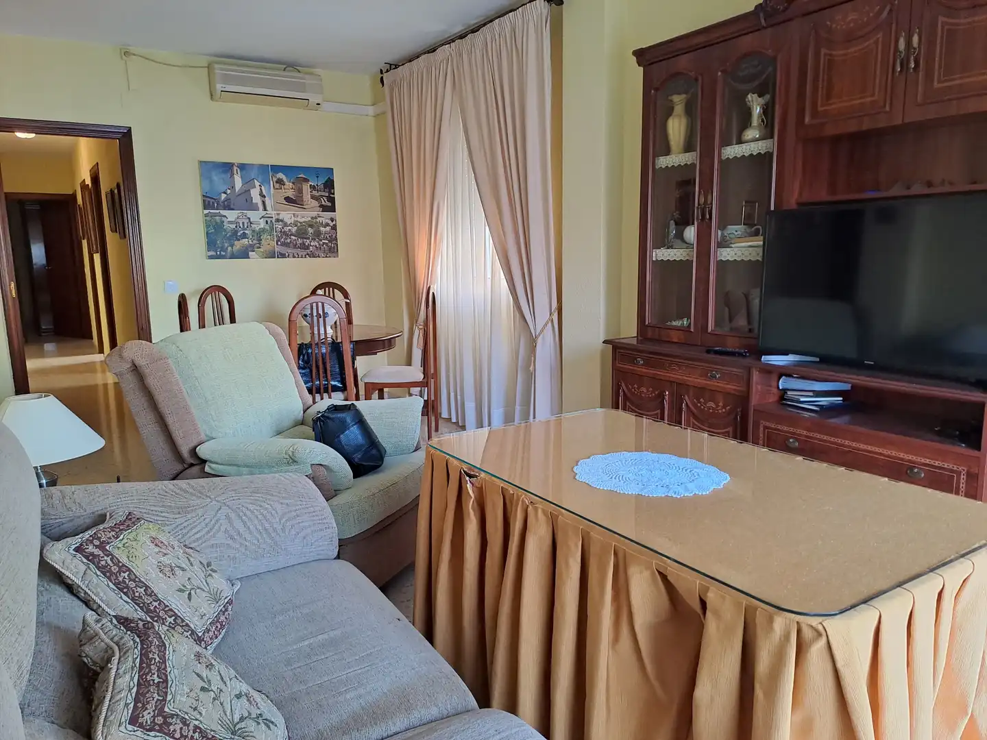 Sala d'estar de Pis de lloguer en Dos Hermanas amb Aire condicionat, Calefacció i Terrassa