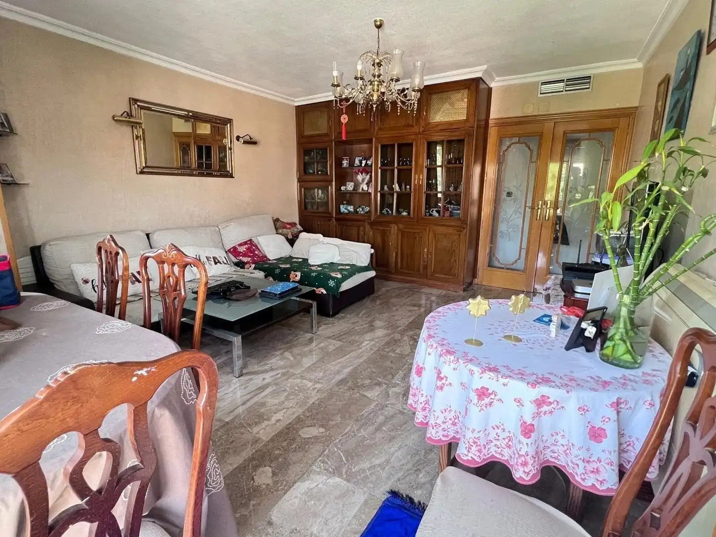 Sala de estar de Piso en venta en Murcia con Aire acondicionado, Calefacción y Amueblado