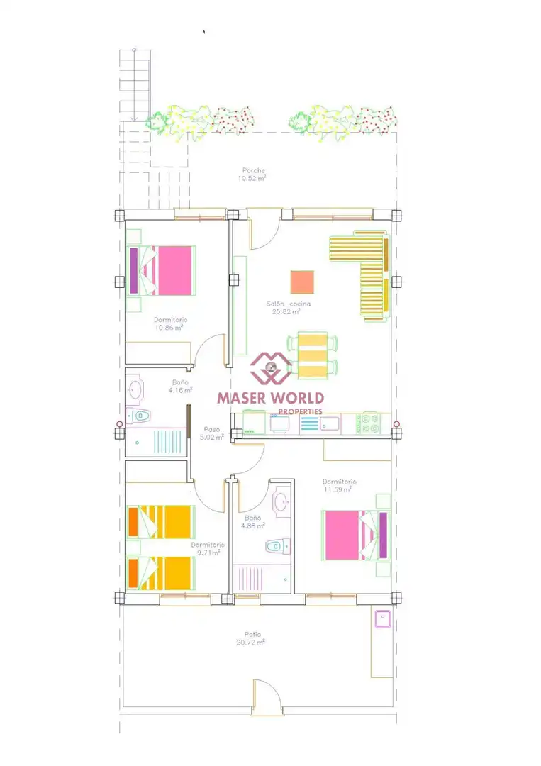 Bungalow con piscina in vendita a San Javier ciudad, imagen 12