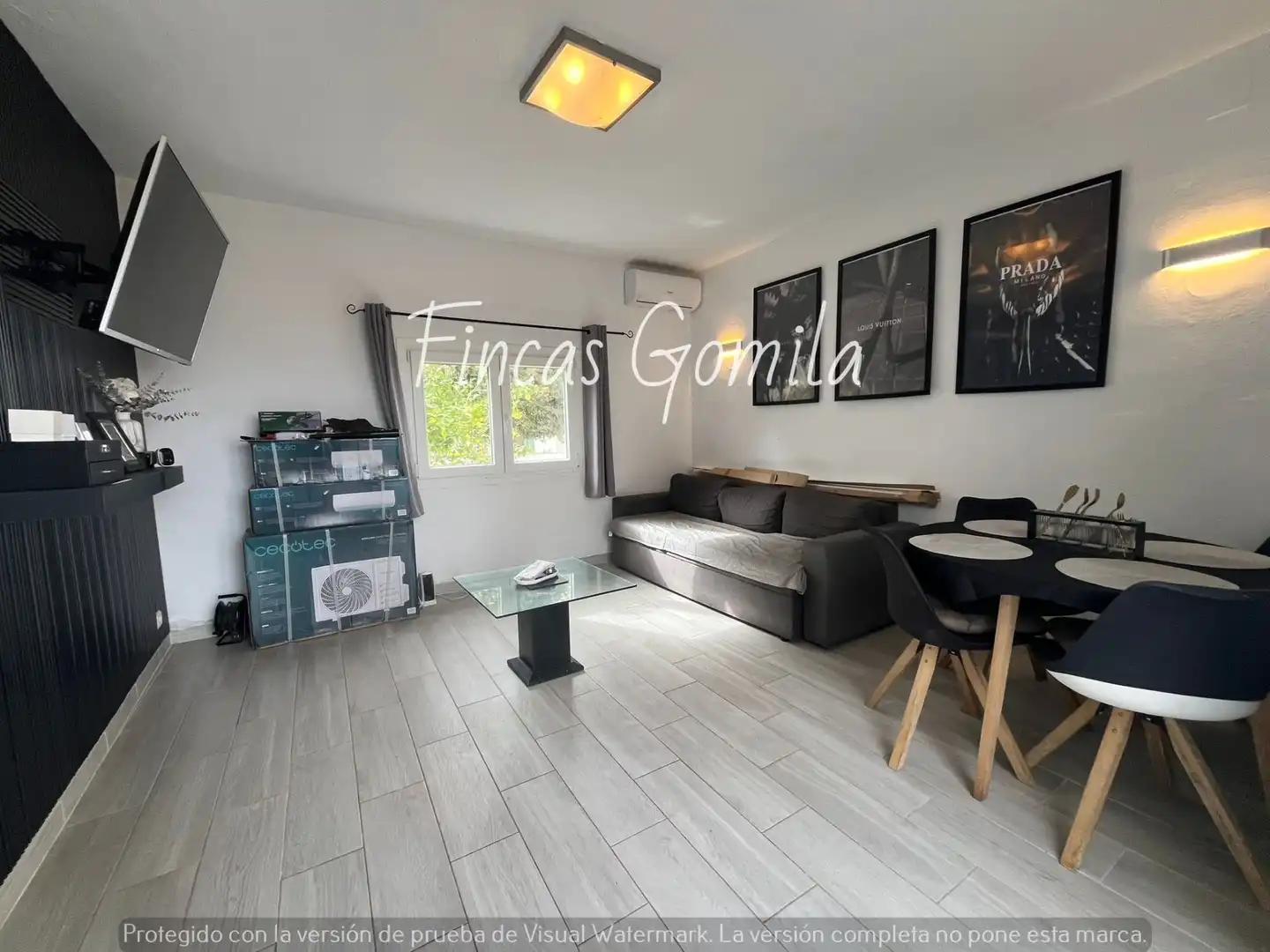 Sala d'estar de Apartament de lloguer amb opció a compra en Alaior amb Aire condicionat, Calefacció i Jardí privat