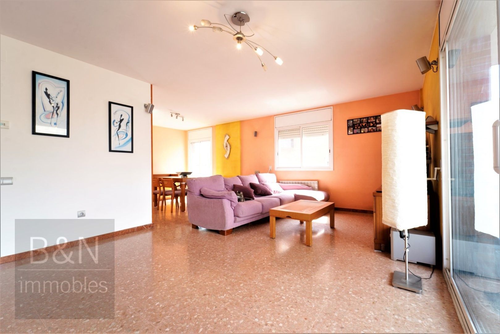 Living room of Duplex for sale in Terrassa  with Heating and Terrace