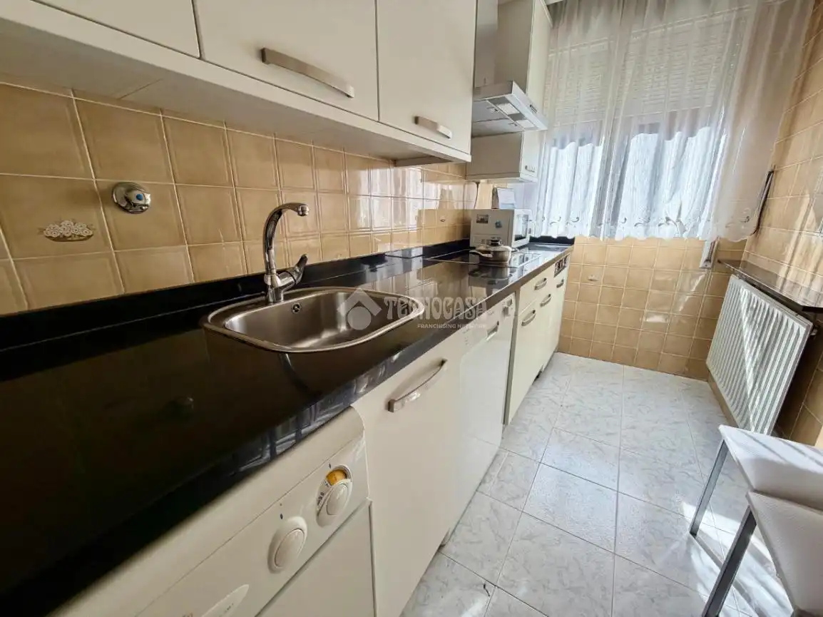 Kitchen of Flat for sale in León Capital   with Heating, Parquet flooring and Terrace